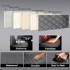 GEEYONTEK Premium Leather Car Seat Covers Front Pair,Universal Fit for
