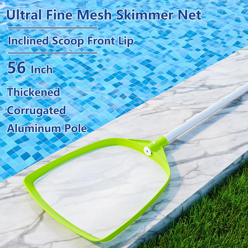 Sepetrel Pool Skimmer Net- Total Length 72 inches Ultral Fine