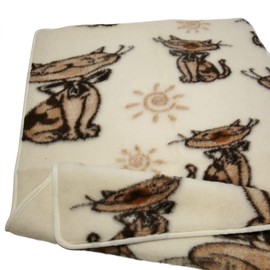 Wool Blanket Merino Cat Children's Room Blanket Bedspread