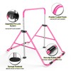 Safly Fun Gymnastics Bar for Kids 3-9, Foldable & Adjustable