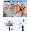 41'' Selfie Stick Tripod, Extendable Portable 4 in 1 Aluminum