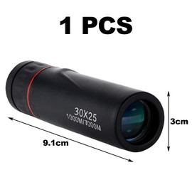 1 Monocular Telescope 30 x 25 for Concert Theatre Opera, Mini Portable Waterproof Telescope Zoom Monocular Telescope, Handy Small HD Portable for Bird Watching on Camping Travel
