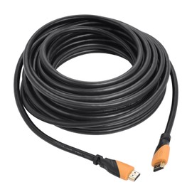 TPFNet 1 m HDMI Cable 2.0 (Gold-Plated Connectors and Metal Shielding) High Speed, Ethernet, Ultra HD, 4K, 3D, ARC, Black