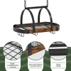 Choezon Hanging Pot Rack Pot Hanger for Kitchen Ceiling Mounted