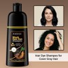 MEIDU- Champú para teñir el cabello para cubrir las canas,