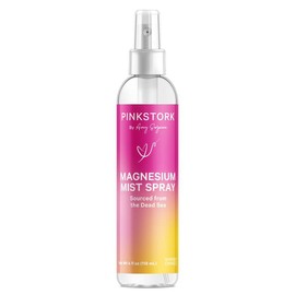 PINKSTORK BY AMY SUZANNE Pink Stork Magnesium Spray Mist, Calm and Relaxation, Hydrating Skincare 4 oz