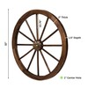 Shine Company 4952BT, 2 Pack, 32" Decorative Wagon Wheel Trellis,