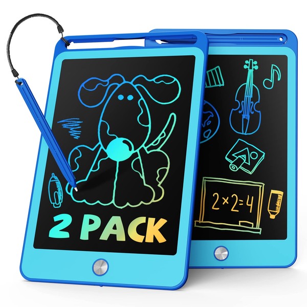 TEKFUN 2 Pack 8,5 Pollici Tavoletta Grafica,LCD Lavagna Cancellabile Bambini,giocattoli educativi per bambini,regalo di compleanno per Ragazzi e bambine da 3 4 5 6 7 anni.
