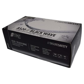 Nitras Disposable Gloves Black XS 100 x Nitrile Disposable Gloves