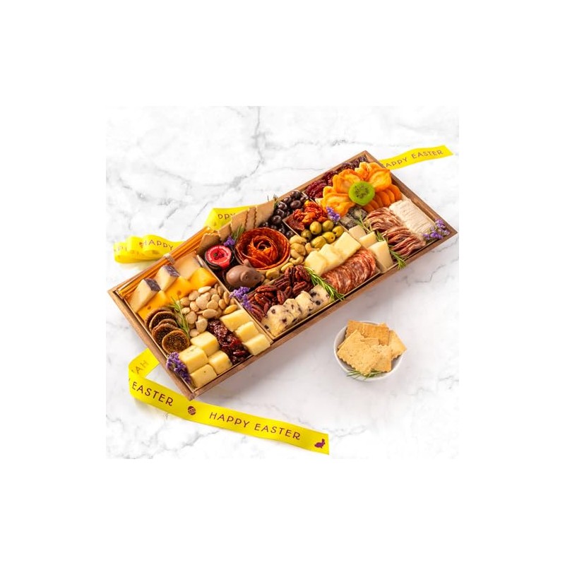 Nibble Charcuterie Easter Premium Board for 6-9, Ready to Serve