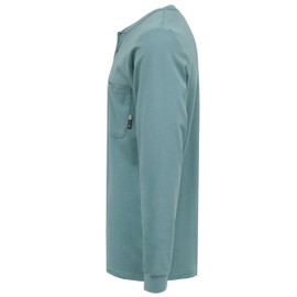 KONRECO FR Shirts for Summer Flame Resistant Shirt 5.5oz Light Weight CAT2 Blue Green Henley Shirts