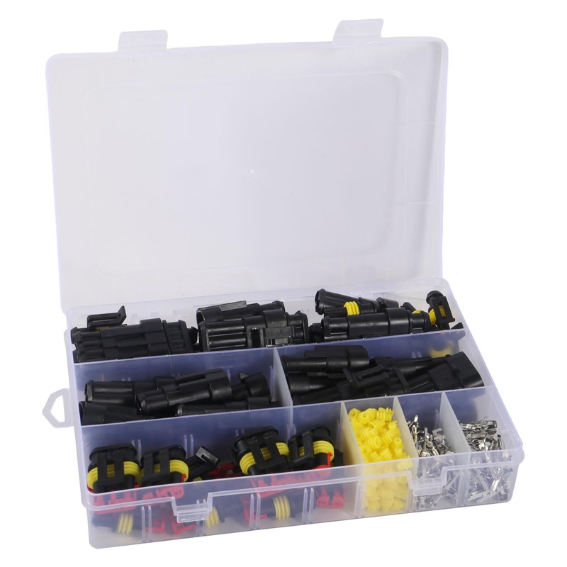 352Pcs Waterproof Connector Car Electrical Connector Terminals Quick Disconnect Wire