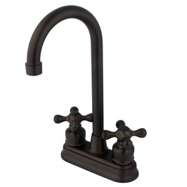 Kingston Brass KB495AX Bar Faucet, 4-3/4" in Spout Reach, Oil Rubbed Bronze