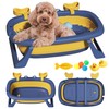 Pet Bathtub with Toys,Portable Puppy Bathtub for Easy Baths and