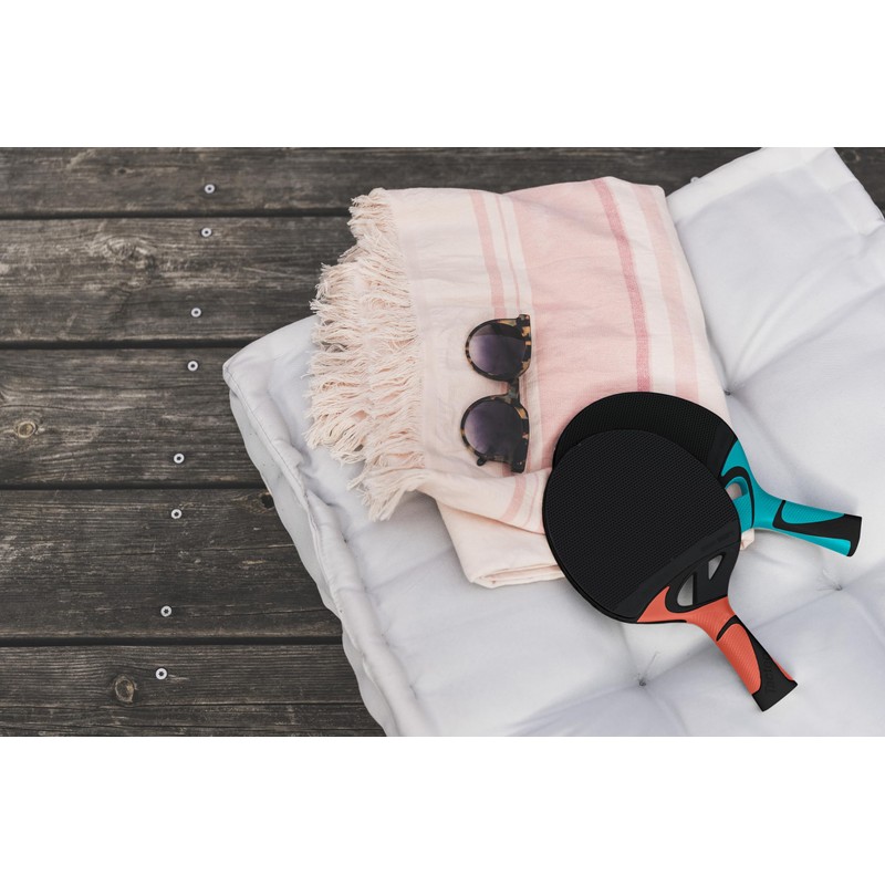 Cornilleau - 2 x Outdoor Table Tennis Bats + 3