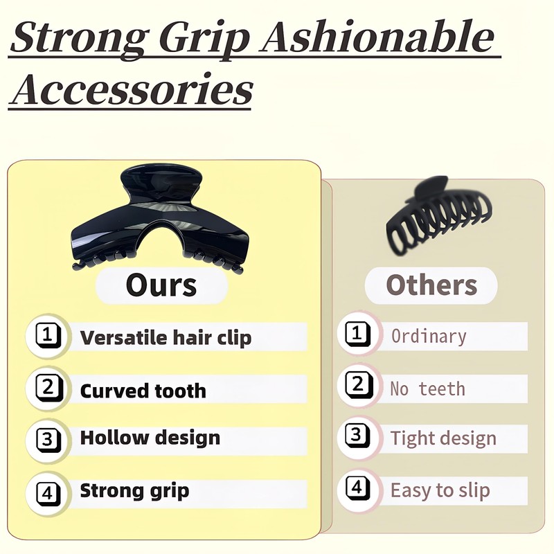 4 Pcs Hat Claw Clip for Women, Trucker & Baseball