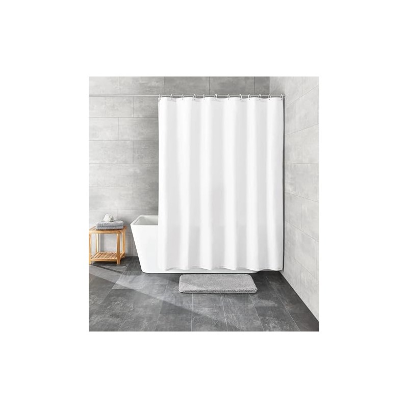 Kleine Wolke Shower Curtain Polyester Snow White 180 x 200