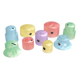Xentric Guitars - Spring Pearl Series Resin Guitar Knobs (Speed Knob, Blue)