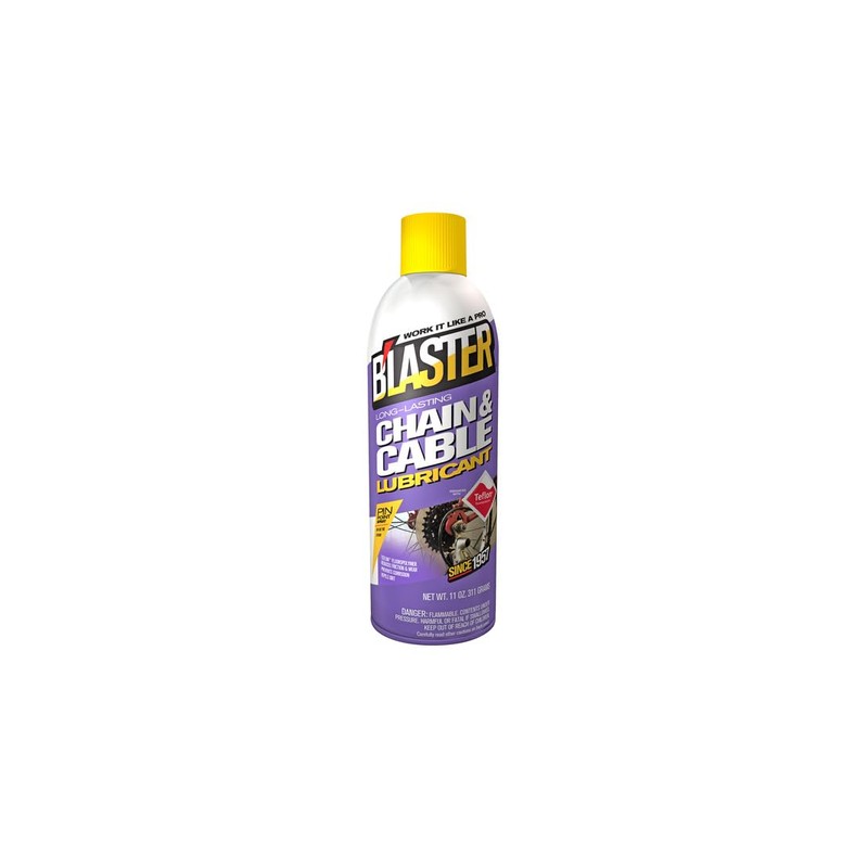 B'laster 16-CCL Long-Lasting Chain and Cable Lubricant, 11 oz, Multi