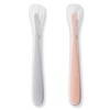 Skip Hop 2 Pack Easy Feed Spoons Grey and Soft