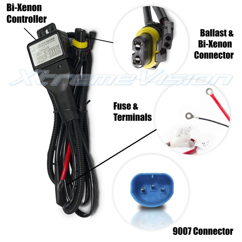 XtremeVision HID Xenon Replacement Bulbs - Bi-Xenon 9007 8000K -