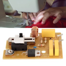 POCREATION Placa de Circuito de reemplazo, Placa de Circuito de Pedal de la máquina de Coser Tablero de Circuito de reemplazo Universal de Respuesta para Toda la máquina de Coser(110V)