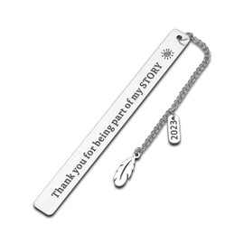 Valentine's Day Gifts for Teacher Thank You Bookmark Gifts for Teacher Daycare Teacher Appreciation Gifts for Women Men Mentor Back to School Gifts for Teachers Best Teacher Ever Gifts for Her Him