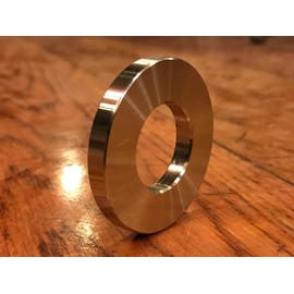 (1 pc) EXTSW 1.008" ID x 2" OD x 1/4" Thick 304 Stainless Shaft Spacer A2