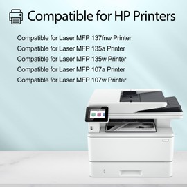 greencycle 105A Compatible Black Toner Cartridge Replacement for HP 105A 105 W1105A 1105A High Yield to use for HP Laser MFP 137fnw 135a 135w 107a 107w Printer (2-Pack, 3000 Pages)