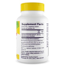 Healthy Origins Healthy Origins EpiCor 500 mg (Immune Support, Non-GMO, Gluten Free), 60 Veggie Capsules