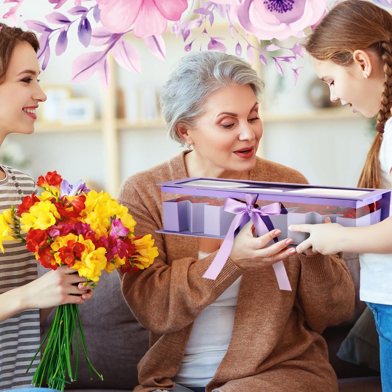 Weekgrat 6 Pcs Valentines Empty I Love You Fillable Flower