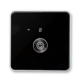 Y0S3QZ1 Smart Rotary Dimmer Switch Wireless for LED Light Bulb Adjustable Brightness EU Voice Control with Home(White)