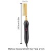 Professional Portable Electric Ceramic Hot Comb Hair Straightener Edge Control