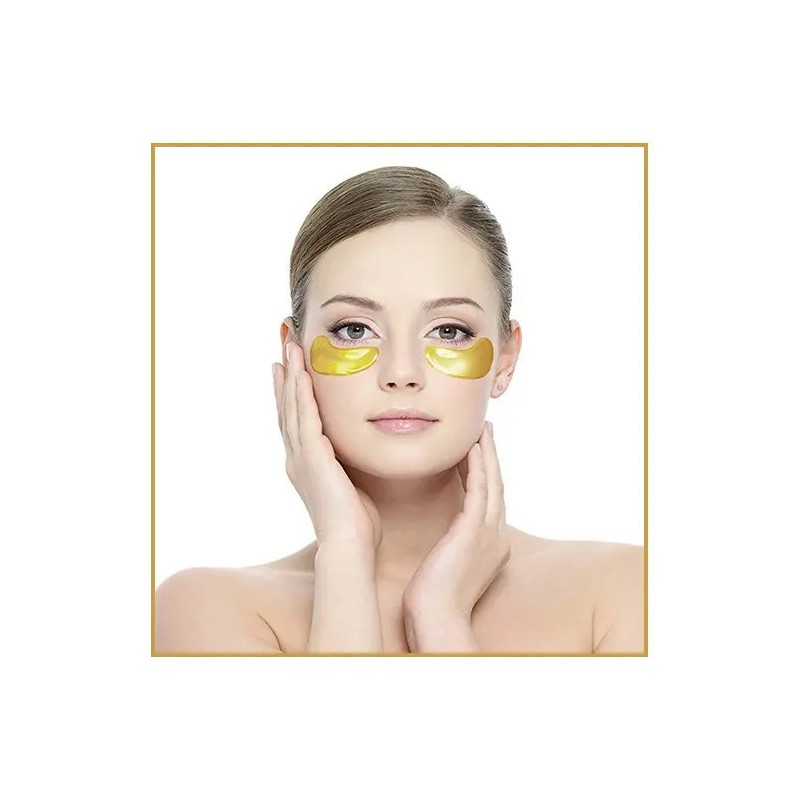 10 Sobres Ojos Colageno 24k Bolsas Ojeras Ojos Gold