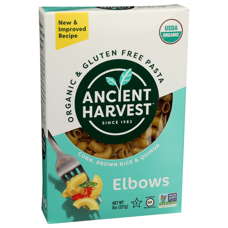 Ancient Harvest Quinoa Pasta, Elbows, 8 Ounce