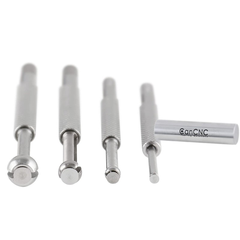 Accusize Industrial Tools 4 Pc Small Hole Gauge Set, Ball