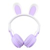 Rabbit Ear Headsets LED Light Headphones Cute Lightweight Adjustable Headband