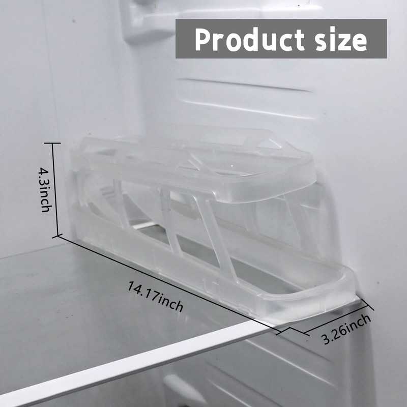 Tefola Egg Holder for Refrigerator, Egg Dispenser Roll Holder, 2-Tier