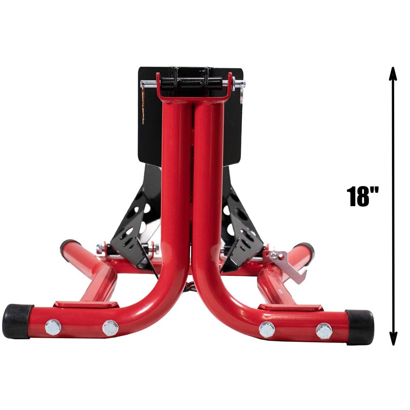 Dragway Tools 1500 lb Fixed Motorcycle Front Wheel Chock fits