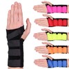 Solace Bracing Cool-Flow Wrist Support (6 Colours) - British Made & NHS Supplied Wrist Brace w/Metal Splint - #1 for Carpal Tunnel, Arthritis, Tendonitis, RSI, Fractures & More - Black - M - Right