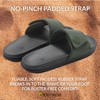 BODY GLOVE Men’s Slides, Cushioned Slide-on Sandal Slippers with Padded