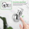 Uonlytech 2pcs Adjustable Shower Head Holders No Drill Showering Holder