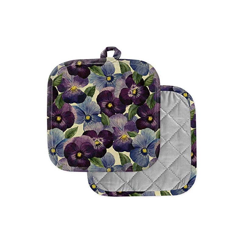 [Pack of 2] Pot Holders for Kitchen, Washable Heat Resistant