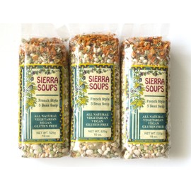 All Natural Gluten Free Vegetarian Vegan French Style Five Bean Soup Mix Pack of 3 525 g 18 oz each