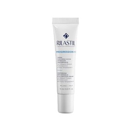 Rilastil - Progression(+) Contorno de Ojos Antiarrugas, Hidrata, Rellena y Reafirma, con Ácido Hialurónico y Colágeno Biotech, para Pieles en Pre y Menopausia, para Todo Tipo de Pieles - 15 ml