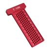 Hole Positioning Ruler Aluminum Alloy 100mm Metric Scale T Ruler