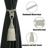 BEL AVENIR Curtain Tiebacks Handmade Holdbacks for Curtains Drape Decorative