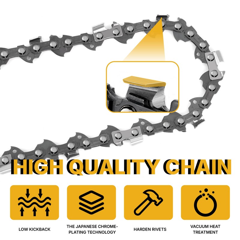 RazEdg 20 Inch Chainsaw Bar and Chain Combo, .325" Pitch,