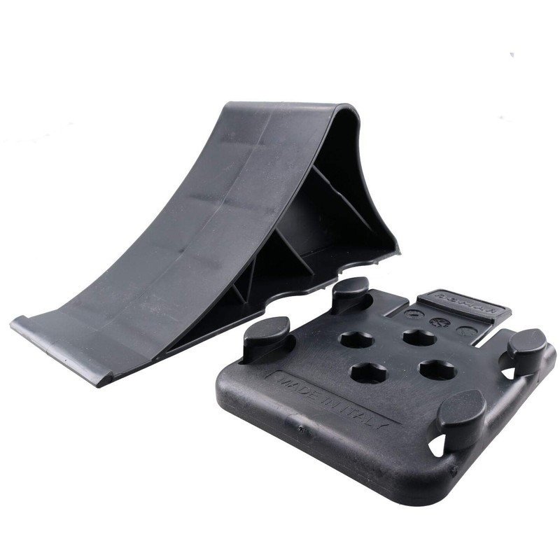AB Tools 2pk Large Safety Wheel Chock Block Car Trailer