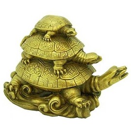 Ripe India® Vastu Feng Shui Three Tiered Tortoises